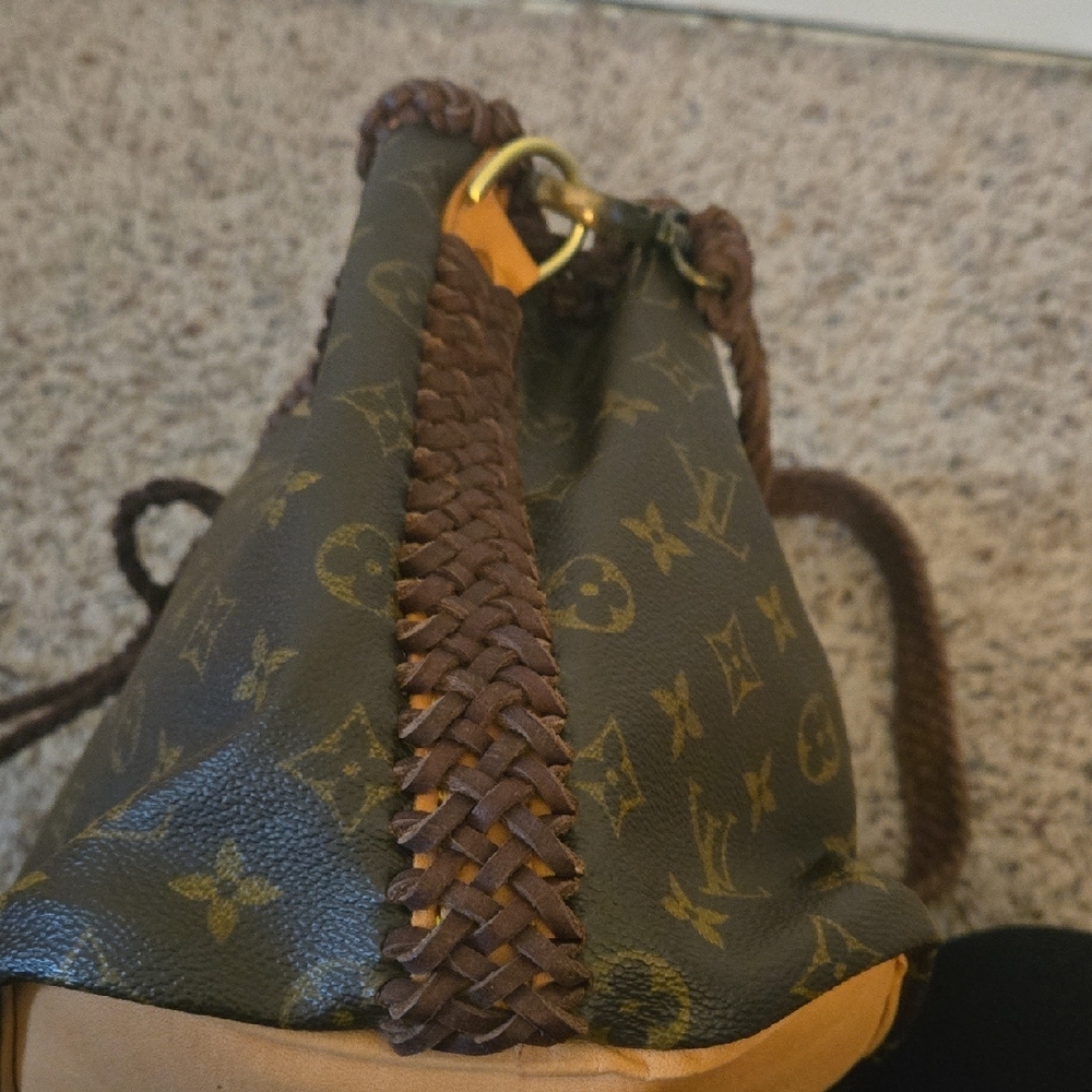 Louis Vuitton Dark Brown Monogram Shoulder Bag - Picture 5 of 9